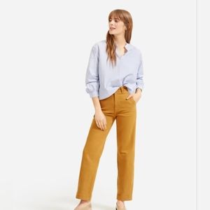 Everlane Straight-Leg Crop Pant- 10 TALL- EUC